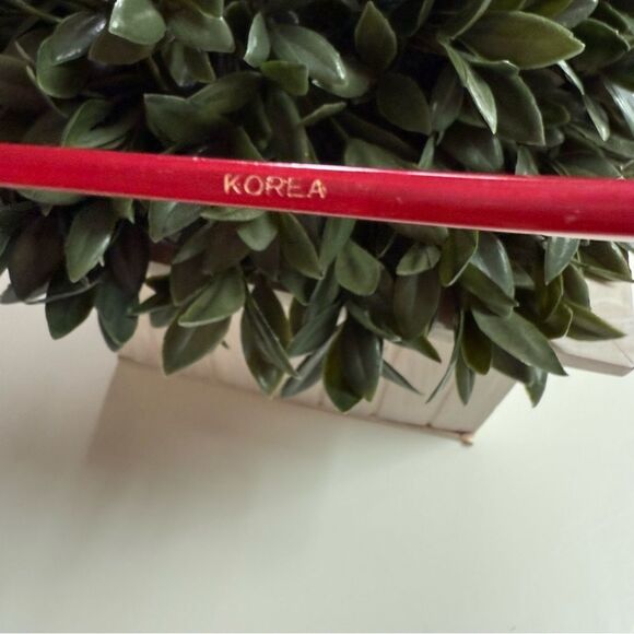 Vintage Handmade in Korea Red Cara Mia Oversized Retro  Sunglasses main image 8